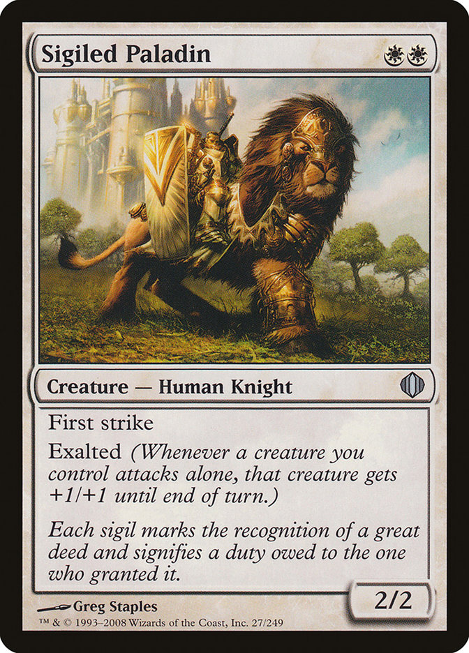 Sigiled Paladin [Shards of Alara] 