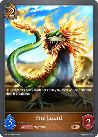 Fire Lizard (BP01-094EN) [Advent of Genesis] 