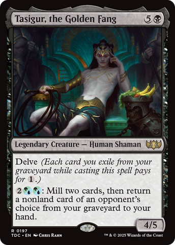 Tasigur, the Golden Fang [Tarkir: Dragonstorm Commander] 