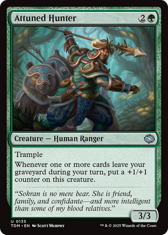 Attuned Hunter [Tarkir: Dragonstorm] 