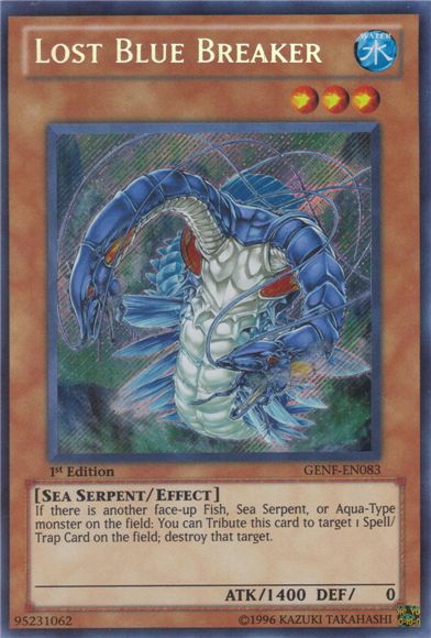 Lost Blue Breaker [GENF-EN083] Secret Rare 