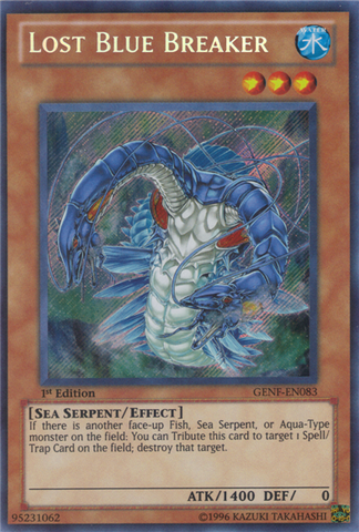 Lost Blue Breaker [GENF-EN083] Secret Rare 