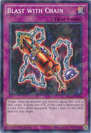 Blast with Chain [BP03-EN194] Shatterfoil Rare 