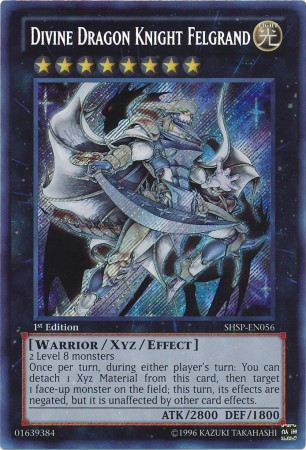 Divine Dragon Knight Felgrand [SHSP-EN056] Secret Rare 