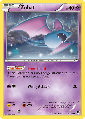 Zubat (53/135) [Black &amp; White: Plasma Storm] 