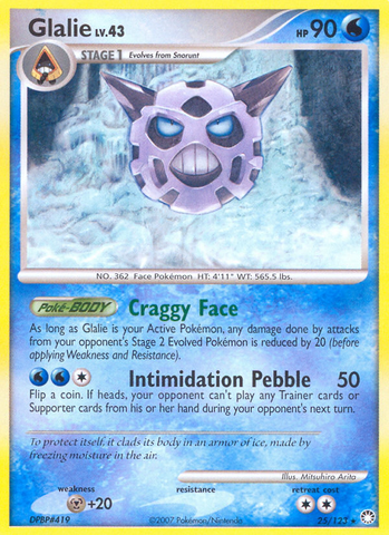 Glalie (25/123) [Diamond &amp; Pearl: Mysterious Treasures] 