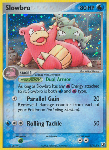 Slowbro (13/115) [EX: Unseen Forces] 