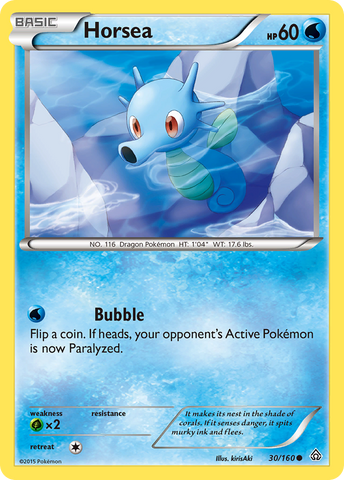 Horsea (30/160) [XY: Primal Clash] 