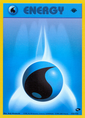 Water Energy (132/132) [Gym Challenge 1st Edition] 