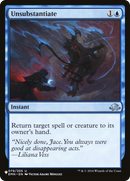 Unsubstantiate [The List Reprints] 