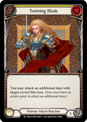 Twinning Blade [U-CRU082] (Crucible of War Unlimited) Unlimited Normal 