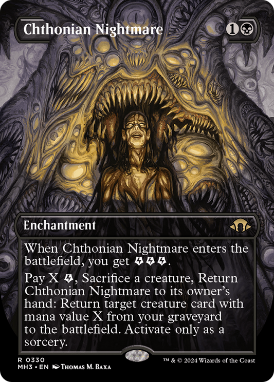 Chthonian Nightmare (Borderless) [Modern Horizons 3]