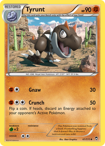 Tyrunt (61/111) [XY: Furious Fists] 