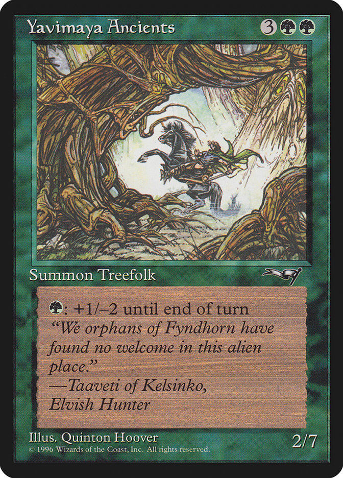 Yavimaya Ancients (Horse Art) [Alliances] 