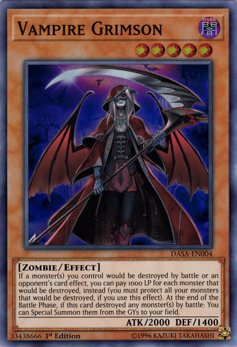 Vampire Grimson [DASA-EN004] Super Rare 