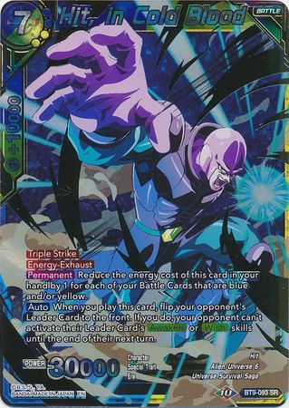 Hit, in Cold Blood (BT9-093) [Universal Onslaught] 