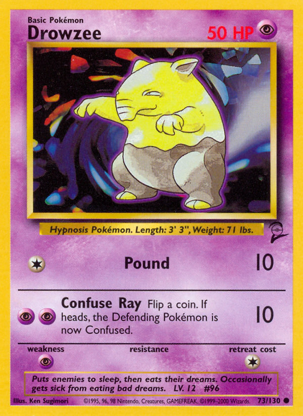 Drowzee (73/130) [Base Set 2] 