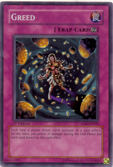 Greed [SOD-EN055] Super Rare 