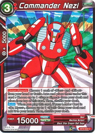 Commander Nezi (BT3-022) [Cross Worlds] 