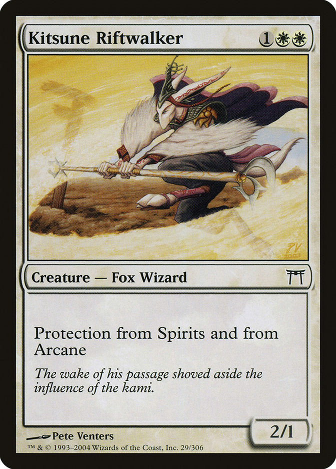 Kitsune Riftwalker [Champions of Kamigawa] 