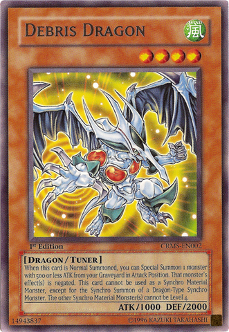 Debris Dragon [CRMS-EN002] Rare 