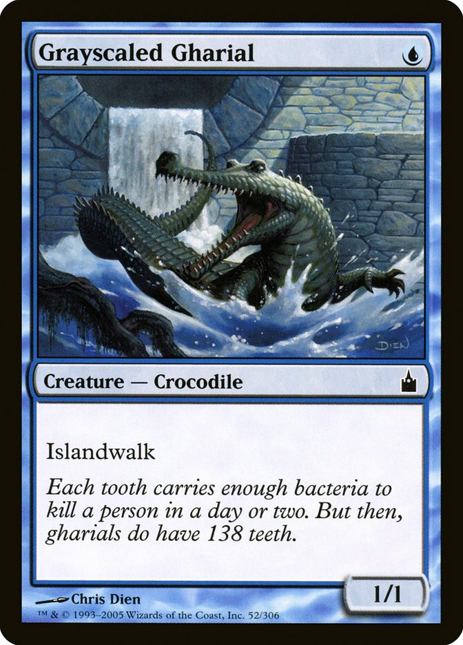 Grayscaled Gharial [Ravnica: City of Guilds] 
