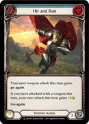 Hit and Run (Blue) [U-CRU093] (Crucible of War Unlimited) Unlimited Rainbow Foil