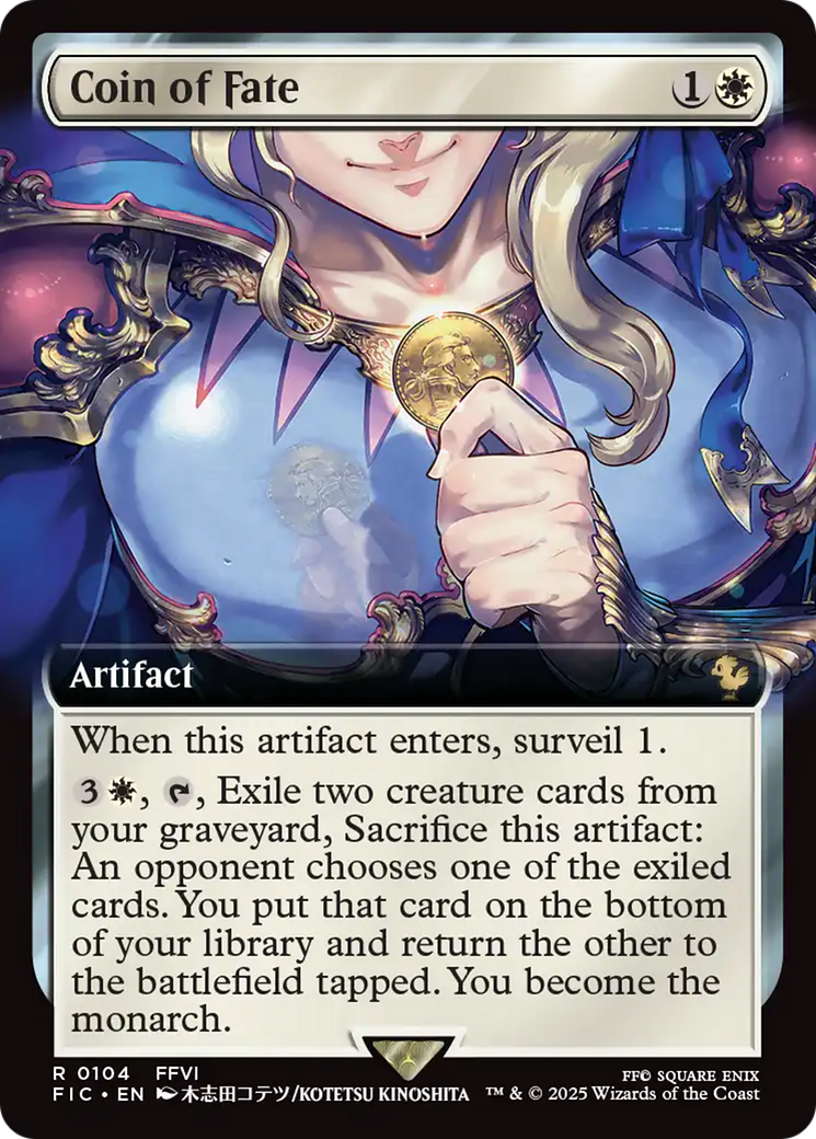 Coin of Fate (Extended Art) [FINAL FANTASY Commander] 