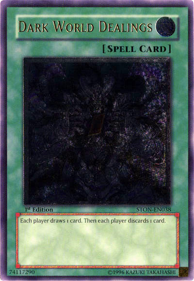 Dark World Dealings [STON-EN038] Ultimate Rare 
