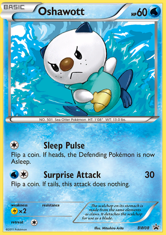 Oshawott (BW08) [Black &amp; White: Black Star Promos] 