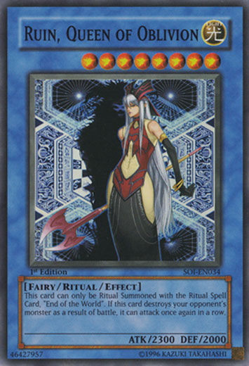 Ruin, Queen of Oblivion [SOI-EN034] Super Rare 