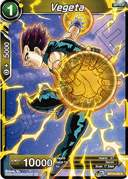Vegeta (BT14-102) (BT14-102) [Cross Spirits] 