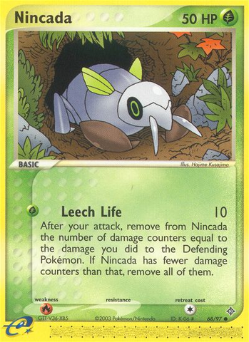 Nincada (68/97) [EX: Dragon] 