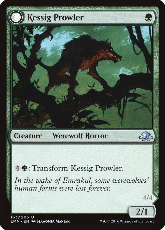 Kessig Prowler // Prédateur sinueux [Eldritch Moon] 
