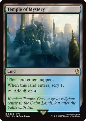Temple of Mystery [FINAL FANTASY Commander] 