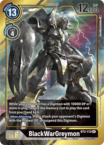 BlackWarGreymon [BT2-112] (Alternate Art) [Release Special Booster Ver.1.5] 