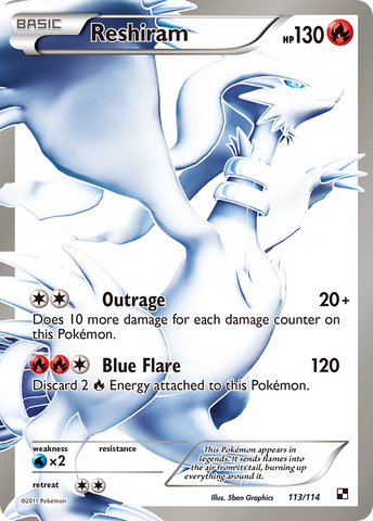 Reshiram (113/114) [Black &amp; White: Base Set] 