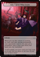 Only I Know What Awaits (Full Art) [Duskmourn: House of Horror Commander] 