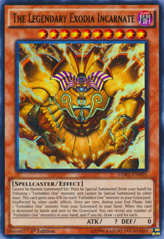 The Legendary Exodia Incarnate [LDK2-ENY01] Ultra Rare 