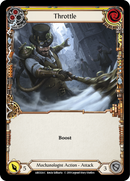 Throttle (Yellow) [ARC024-C] (Arcane Rising) 1st Edition Rainbow Foil 