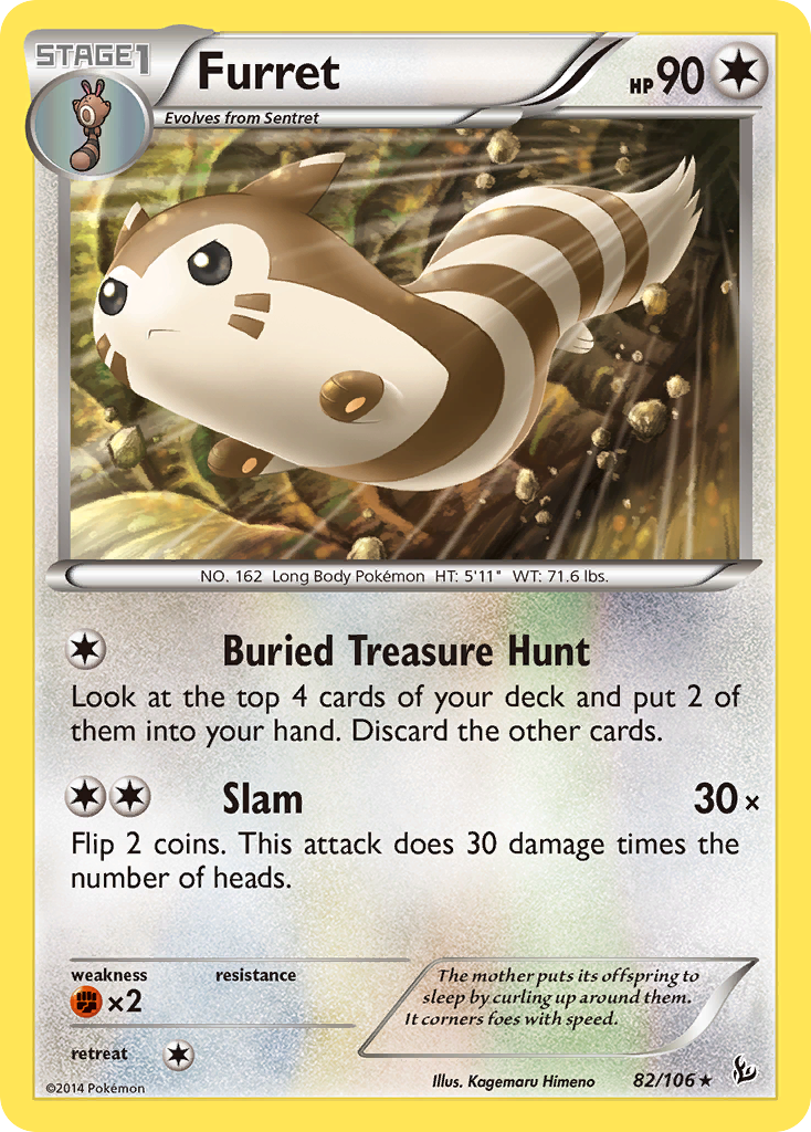 Furret (82/106) [XY: Flashfire] 