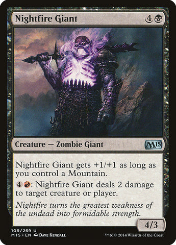 Nightfire Giant [Magic 2015] 