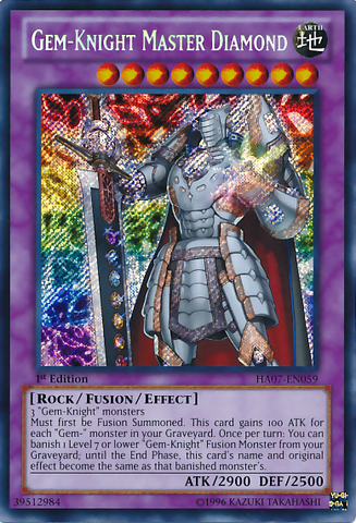 Gem-Knight Master Diamond [HA07-EN059] Secret Rare 