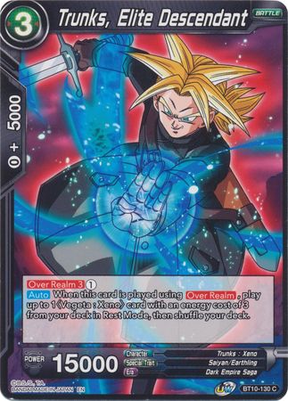 Trunks, Elite Descendant (BT10-130) [Rise of the Unison Warrior 2nd Edition]