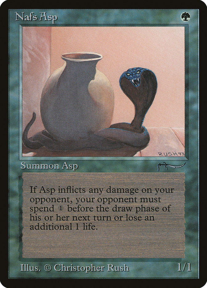 Nafs Asp (Dark Mana Cost) [Arabian Nights] 