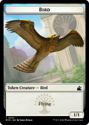 Bird // Spirit (0004) Double-Sided Token [Ravnica Remastered Tokens] 