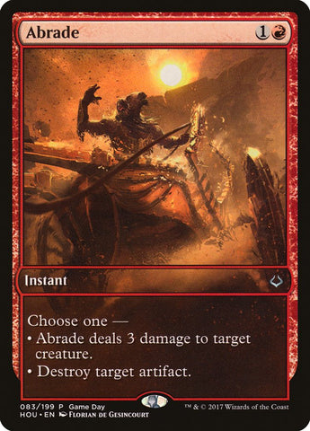 Abrade (Game Day) [Hour of Devastation Promos] 