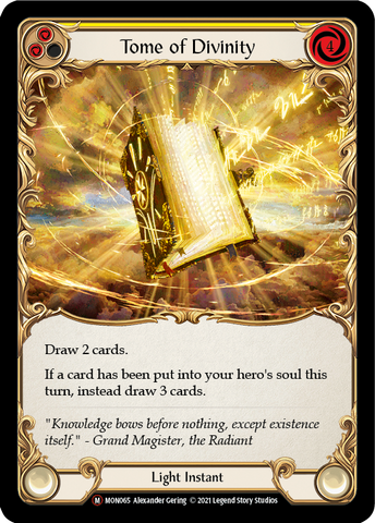 Tome of Divinity [U-MON065-RF] (Monarch Unlimited) Unlimited Rainbow Foil 