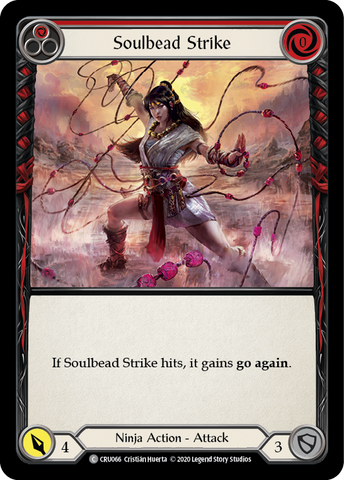 Soulbead Strike (Red) [CRU066] (Crucible of War) 1st Edition Normal 