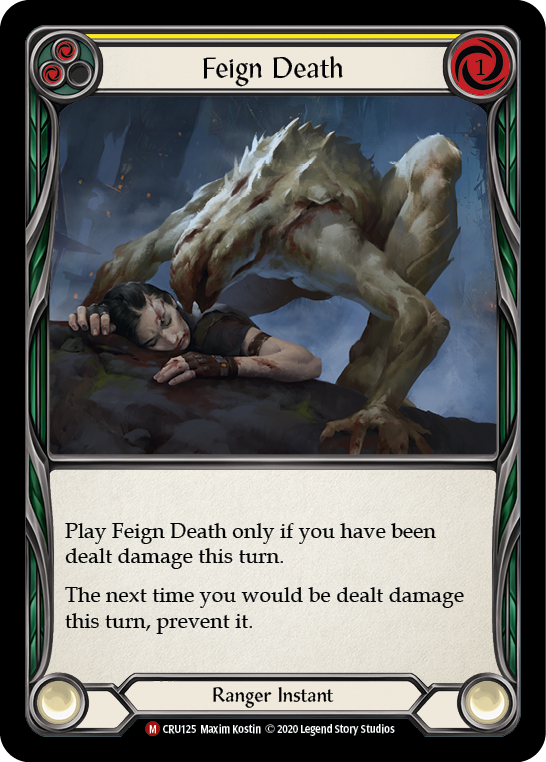 Feign Death [CRU125] (Crucible of War) 1st Edition Normal 